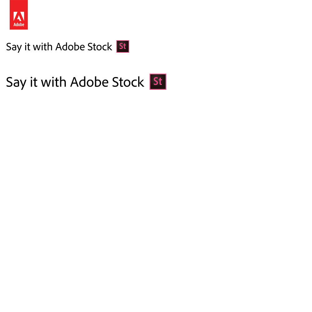 Say it with Adobe Stock