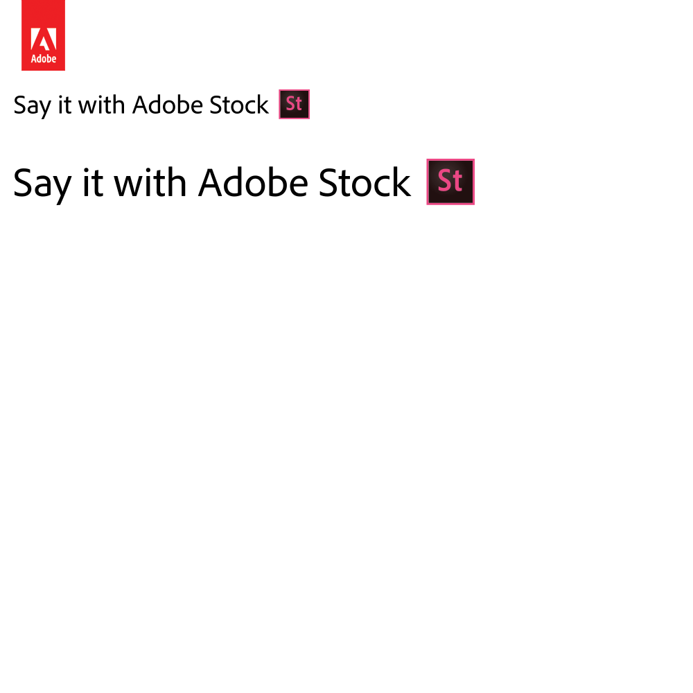 Say it with Adobe Stock