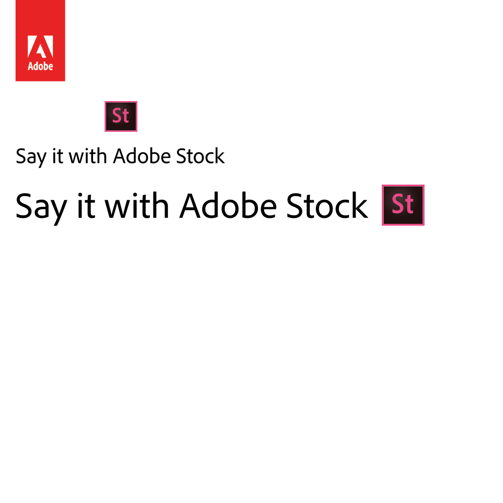 Say it with Adobe Stock